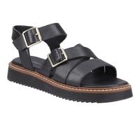 Hush Puppies Cady Leather Women's Black Sandals - UK 5