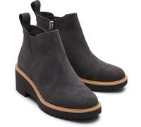 (Black, 5 (Adults')) TOMS Maude Leather Women's Forged Iron Boots