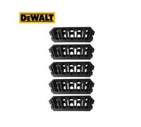 (Black 5 Plug 5PCS) DEWALT Original TSTAK Yellow Tool Accessories Storage Box Drill Bit Support Containment Mini Tough Case