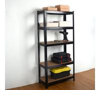 House of Home 5-Tier Black Heavy Duty Shelf