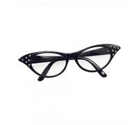 Bristol Novelty BA142B Black 50’s Female Sunglasses | for Women Glasses 50' Style, One Size