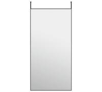 (black, 50 x 100 cm) vidaXL Door Mirror Glass and Aluminium Hanging Mirror Black/Gold Multi Sizes