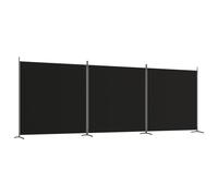 (Black, 525 x 180 cm) vidaXL Room Divider Wall Partition Screen Panel Room Separator Privacy Screen
