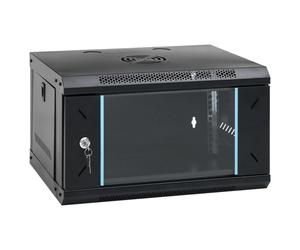 (black, 530 x 400 x 300 mm) vidaXL 9U Wall Mounted Network Cabinet Home Server Rack Data Cabinet 19" IP20