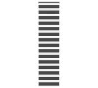 (black, 55 x 230 cm) vidaXL Zebra Blind Dark Grey 60x230 cm Fabric Width 55.9 cm Polyester
