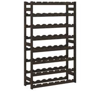 (black, 56 bottle) vidaXL Wine Rack Wine Shelf Bottle Holder Wine Drinking Rack Solid Wood Pine