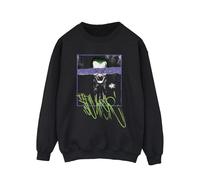 (black, 5XL) Batman Mens The Joker Poster Sweatshirt