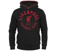 Liverpool FC Official Football Gift Boys Graphic Fleece Hoody 6-7 Yrs SB Black