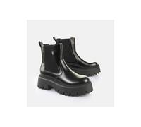 (Black, 6 (Adults')) Buffalo Aspen Chelsea Women's Black Boots