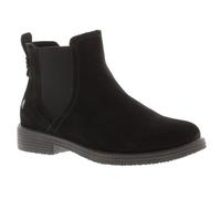 (Black, 6 (Adults')) Hush Puppies Womens Boots Ankle Maddy Suede Leather Zip black UK Size
