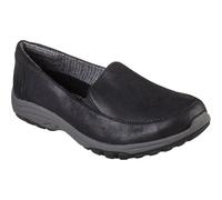 (Black, 6 (Adults')) Skechers Reggae Fest 2.0 Textbook Polyester Women's Black Trainers