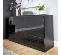 Lugano Storage Chest With 6 Drawers Home Source Black One Size