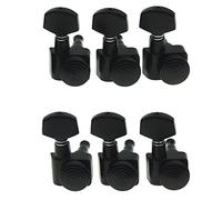 Black 6 Inline 2 Pin Locking Tuning Keys Pegs Tuners Fits For For ST For For TL Electric Guitars Guitar Knobs Tuning Keys
