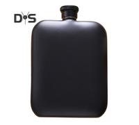 (black) 6 OZ Easy to Carry Wine Bottle Square Durable Comfortable Grip Small Whiskey Wine Pot