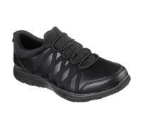 (Black, 6) Skechers Women's Ghenter Dagsby Safety Trainer Black 32306