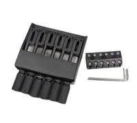 Black 6 String Bridge Tailpiece For Headless Guitar Accessories