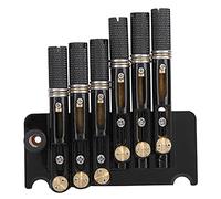 Black 6 Strings Electric Guitar Bridge - Base Headless Trill Electric Guitar Bridge Set - 6 Strings Vibrato Musical Instrument Accessories, Convenient to Install