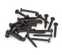 Black 6 x 1" Round Head Screws (25)