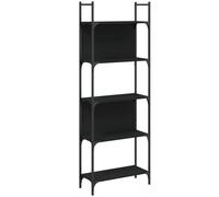 (black, 60.5 x 24 x 166.5 cm) vidaXL Bookshelf Bookcase Storage Cabinet Shelving Unit Rack Engineered Wood
