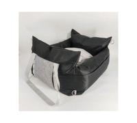 (black, 60*50*33cm) Car-mounted elevated dog seat waterproof and non-slip dog kennel car travel small dog kennel portable thickened dog kennel