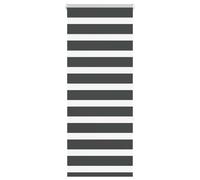 vidaXL Zebra Blind Black 60x150 cm Fabric Width 55.9 cm Polyester, Black