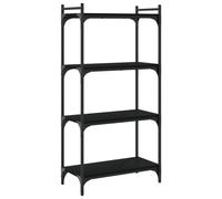 (black, 60 x 30 x 120 cm) vidaXL Bookcase Bookshelf Storage Cabinet Rack Book Shelf Engineered Wood