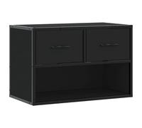 (black, 60 x 31 x 39.5 cm) vidaXL TV Cabinet TV Stand Media Cabinet TV Unit Engineered Wood and Metal