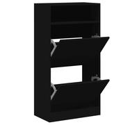 Shoe Cabinet with 2 Flip-Drawers Shoe Storage Shelf Shoe Rack Cupboard vidaXL