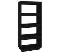 (black, 60 x 35 x 135 cm) vidaXL Solid Pinewood Book Cabinet/Room Divider Multi Colours Multi Sizes