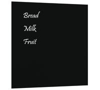 (black, 60 x 60 cm) vidaXL Wall Mounted Magnetic Board Tempered Glass Dry Erase Writing Board