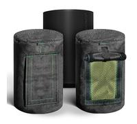 Black 600D Weatherproof Speaker Cover Custom Fit for Sonos Era100 Bluetooth Speaker with SoundFlap