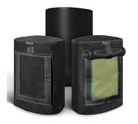 Black 600D Weatherproof Speaker Cover Custom Fit for Sonos Move with SoundFlap