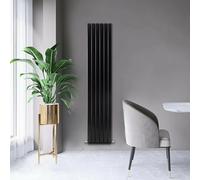(Black, 600x1156 mm Double) MCC Radiator Horizontal Vertical Designer Flat Panel Central Heating Radiator Heater