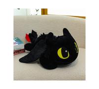 (Black , 60cm) How To Train Your Dragon Toothless Plush Toy Stuffed Doll Gift Decoration Kids