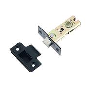 Black 64MM Tubular Latch (Bolt Through), Black - JL149MB