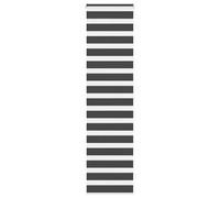 (black, 65 x 200 cm) vidaXL Zebra Blind Dark Grey 60x230 cm Fabric Width 55.9 cm Polyester