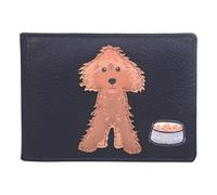 (Black (677 83)) Leather Cockapoo Dog LADIES leather Card ID Holder