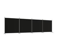 (Black, 698 x 180 cm) vidaXL Room Divider Wall Partition Screen Panel Room Separator Privacy Screen