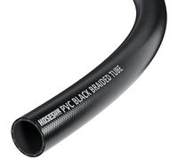 Black 6mm (1/4 inch) x 10mm (3/8 inch) PVC Reinforced Window Cleaning Pole Hose 1 Metre