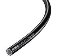 Black 6mm (1/4 inch) x 11.5mm (15/32 inch) High Visibility PVC Pole Window Hose 10 Metre