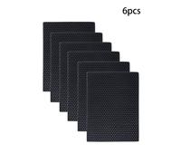 (black) 6pcs 15*20cm Color Beeswax Sheet Candle Roll Handmade Smokeless Candle Making Honeycomb Wax Slice Parent-child Activity Material