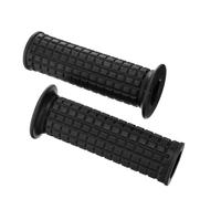 (Black) 7/8inch 22mm Aluminum Motorcycle Handlebar Grips Handle Bar