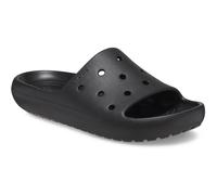 (Black, 7 (Adults')) Crocs Classic Slide Thermoplastic Black Slides