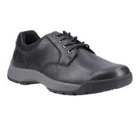 (Black, 7 (Adults')) Hush Puppies Vinson Leather Men's Black Lace-Up Shoes