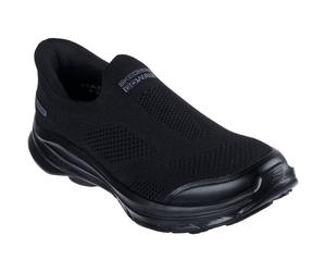 (Black, 7 (Adults')) Skechers Go Walk 8 Nova Polyester Women's Black Trainers