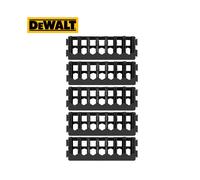 (Black 7 Plug 5PCS) DEWALT Original TSTAK Yellow Tool Accessories Storage Box Drill Bit Support Containment Mini Tough Case