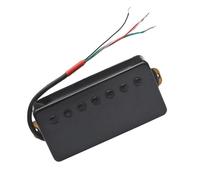 Black 7 String Guitar Brass Cover Humbucker Neck Pickup Adjustable Screw Coil Splitting Pickup Pickups Set