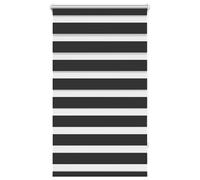 vidaXL Zebra Blind 70 x 120 cm Black, Black