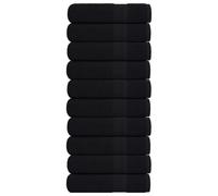 (black, 70 x 140 cm/ 10 pcs) vidaXL Towels Kitchen Tea Towel Dish Towel Wash Towel 360 gsm 100% Cotton