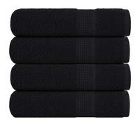 (black, 70 x 140 cm/ 4 pcs) vidaXL Towels Kitchen Tea Towel Dish Towel Wash Towel 360 gsm 100% Cotton